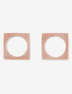 Modernist Napkin Ring Set -MIUBOW Furniture Shop mar11 pin napking ring pink