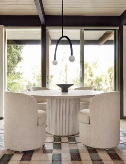 Rutherford Round Dining Table -MIUBOW Furniture Shop marli rug dining room 3331 1 version 2 2