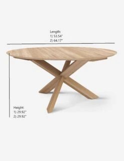 Marteena Round Dining Table -MIUBOW Furniture Shop marteena round dining table oak 1564991625 1 1