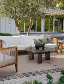 Canta Indoor / Outdoor Round Coffee Table -MIUBOW Furniture Shop mindi rug living room indigo 1027 canta coffee table site crop 6f4c8a89 662a 4876 b5ad 102aff28f58a