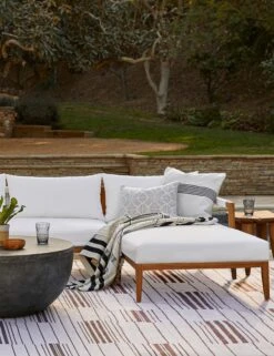 Bali Indoor / Outdoor Lumbar Pillow By Sunbrella For Lulu And Georgia -MIUBOW Furniture Shop misha rug living room 0399 site crop 3 09a41906 b194 45c1 89e1 8f477f005403