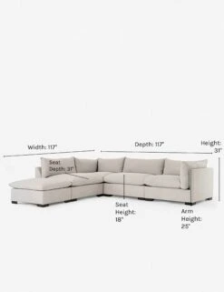 Mitzi Modular Sectional Sofa -MIUBOW Furniture Shop mitzi sectional light linen 1 1564991625 1 2 1