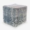 Sappho Square Pouf