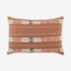 Malva Lumbar Pillow, Brick