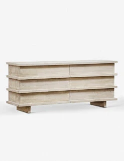 Corliss 6-Drawer Dresser, White Wash -MIUBOW Furniture Shop ow280 3