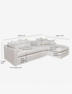 Parque Slipcover Sectional Sofa -MIUBOW Furniture Shop parque right facing slipcover sectional2 1 2 1
