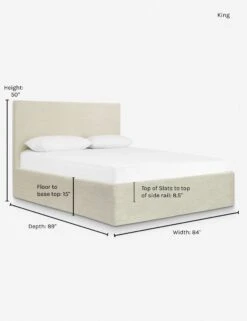 Paxton Slipcover Bed -MIUBOW Furniture Shop paxton slipcover bed natural l0457361 king