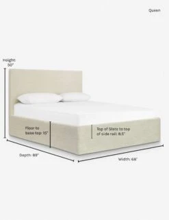 Paxton Slipcover Bed -MIUBOW Furniture Shop paxton slipcover bed natural l0457361 queen