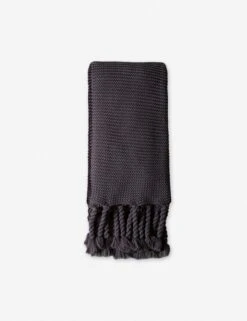 Trestles Chunky Knit Throw By Pom Pom At Home -MIUBOW Furniture Shop pom pom at home trestles throw midnight 3