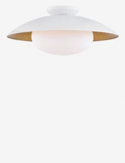 Quinn Semi-Flush Light -MIUBOW Furniture Shop quinn semi flush light opal and white lustro gold leaf
