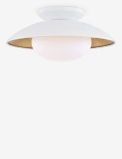 Quinn Semi-Flush Light -MIUBOW Furniture Shop quinn semi flush light white med