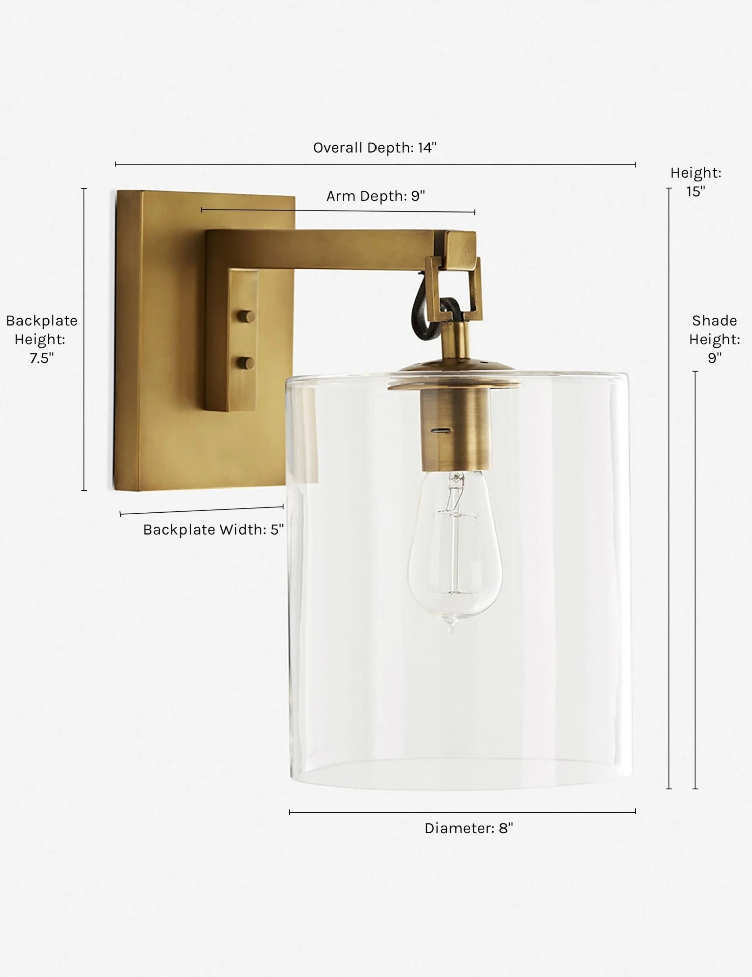 Parrish Sconce By Arteriors 5 Parrish Sconce By Arteriors - Image 5