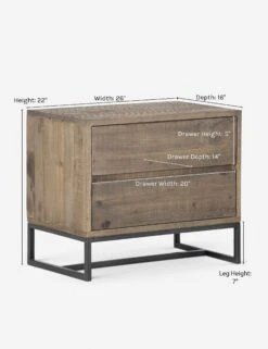 Rezi Nightstand -MIUBOW Furniture Shop rezi nightstand fixed 2 1