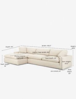 Rita Sectional Sofa -MIUBOW Furniture Shop rita left facing sectional 1 a2171492 0903 44a2 978d cddccd8c5876