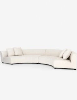 Saban 2-Piece Curved Sectional Sofa -MIUBOW Furniture Shop saban 2 piece crescent sectional sofa ivory 2 1564991625 b28438fd 4554 4b35 a584 903c25d4ec97