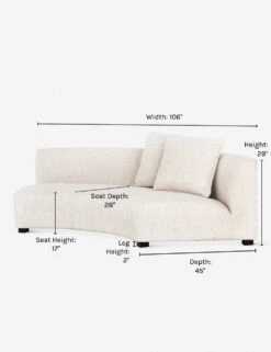 Saban Curved Sofa -MIUBOW Furniture Shop saban crescent right sofa dims 45d7b34c 0aea 44e5 bc4b 288aa58ecd90