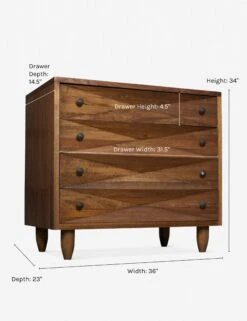 Sen 4-Drawer Dresser -MIUBOW Furniture Shop sen 4 drawer dark walnut 0d5cf9e6 a5dc 4297 a96b a46531af9e37