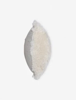 Samaire Shearling Lumbar Pillow -MIUBOW Furniture Shop shortwool curly 11x22 eggshell a04500277 3