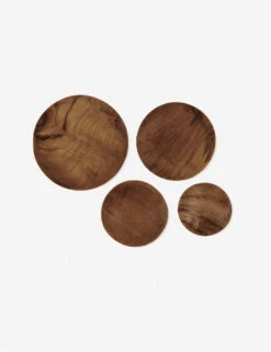 Shallow Dish, Teak Root (Set Of 4) -MIUBOW Furniture Shop ss19 silo teakrootshallowdish2 edit 1 1