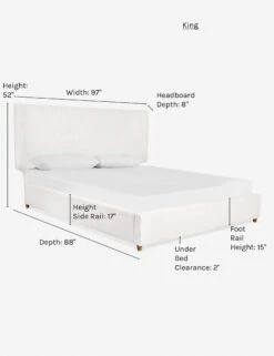 Valen Platform Bed -MIUBOW Furniture Shop valen bed opt white lebico 2 king 8bc2a2b4 fec2 4946 9f4b 6f2c8ef202fb