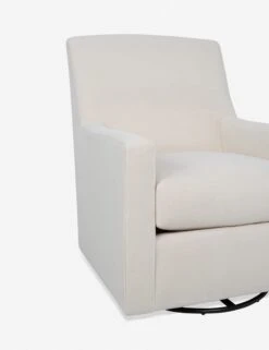 Ellia Glider Chair -MIUBOW Furniture Shop whitegliderclose 1