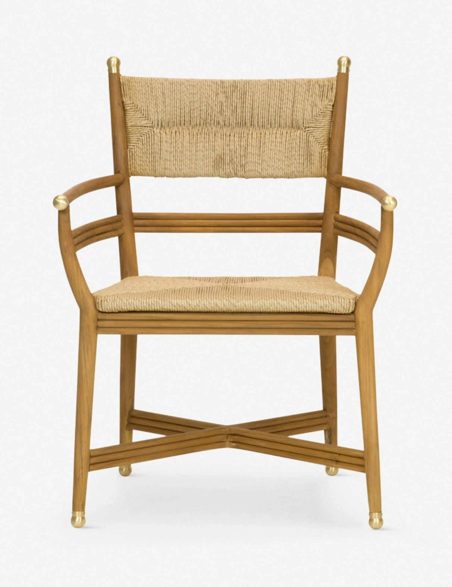 Morris & Co. Kelmscott Rush Indoor / Outdoor Dining Arm Chair 1 Morris & Co. Kelmscott Rush Indoor / Outdoor Dining Arm Chair