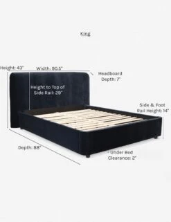 Zien Bed -MIUBOW Furniture Shop zien mustard king dims